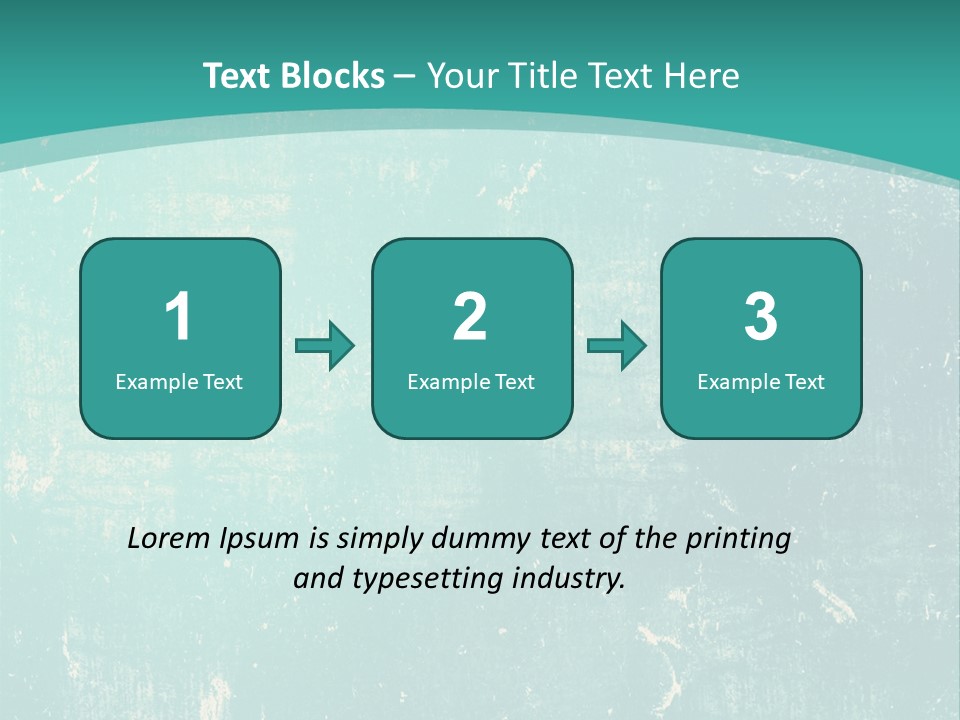 A Blue And Green Background With A Grungy Texture PowerPoint Template