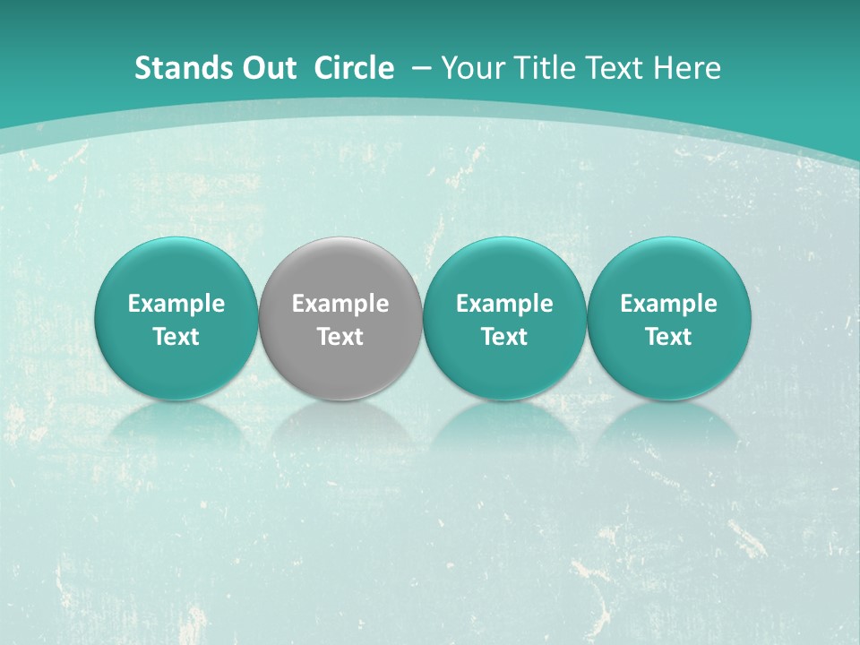 A Blue And Green Background With A Grungy Texture PowerPoint Template