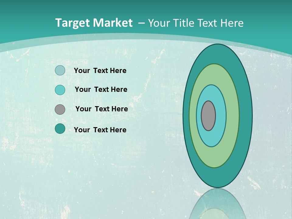 A Blue And Green Background With A Grungy Texture PowerPoint Template