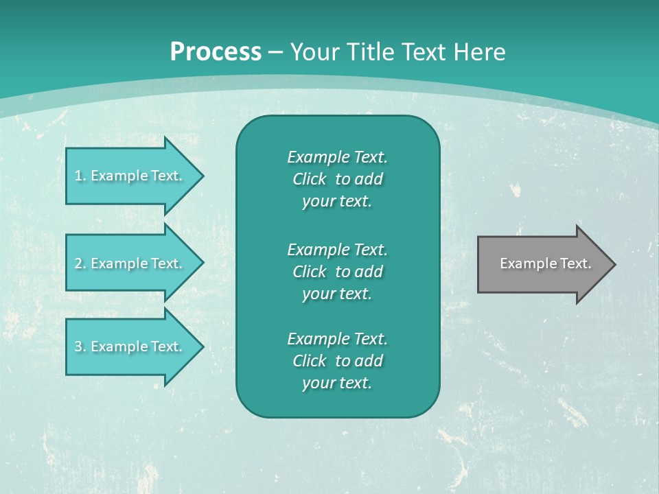 A Blue And Green Background With A Grungy Texture PowerPoint Template