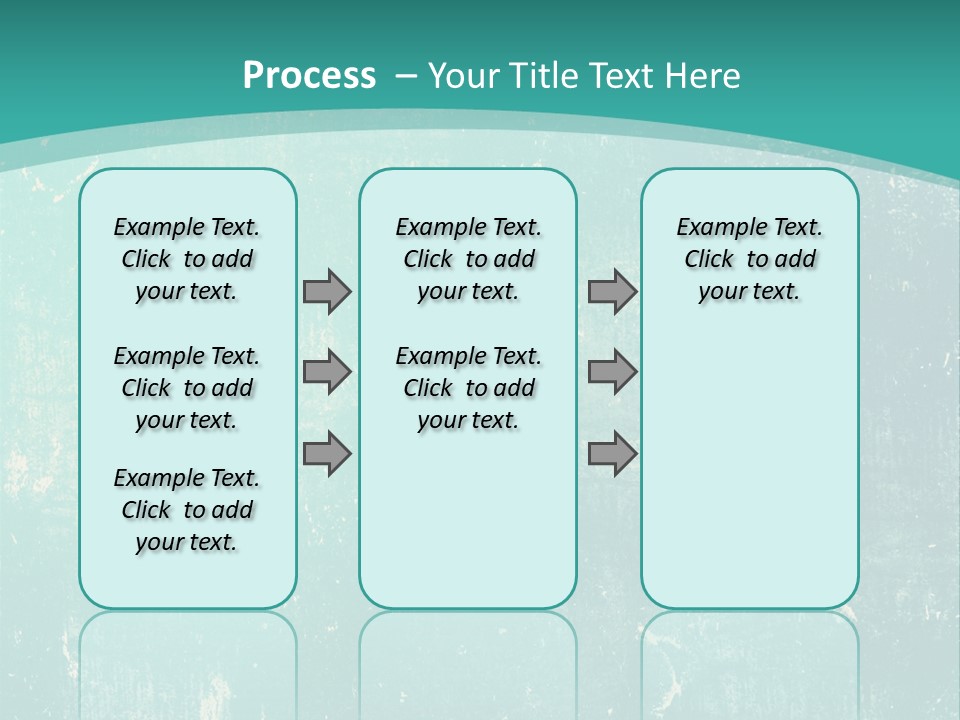 A Blue And Green Background With A Grungy Texture PowerPoint Template