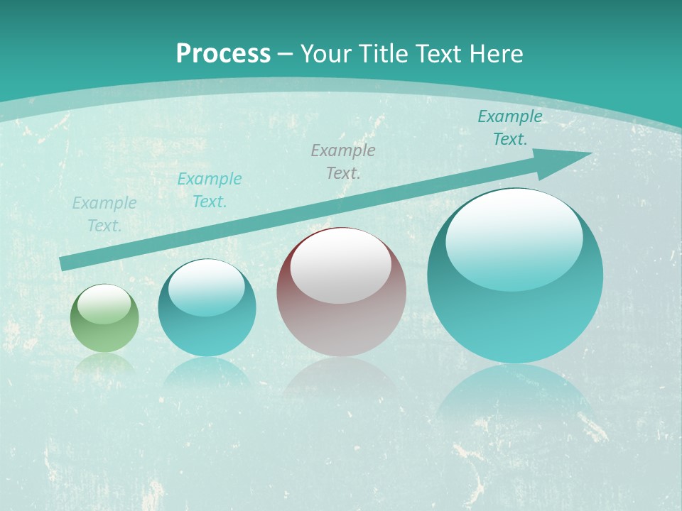 A Blue And Green Background With A Grungy Texture PowerPoint Template