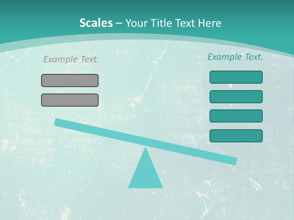 A Blue And Green Background With A Grungy Texture PowerPoint Template