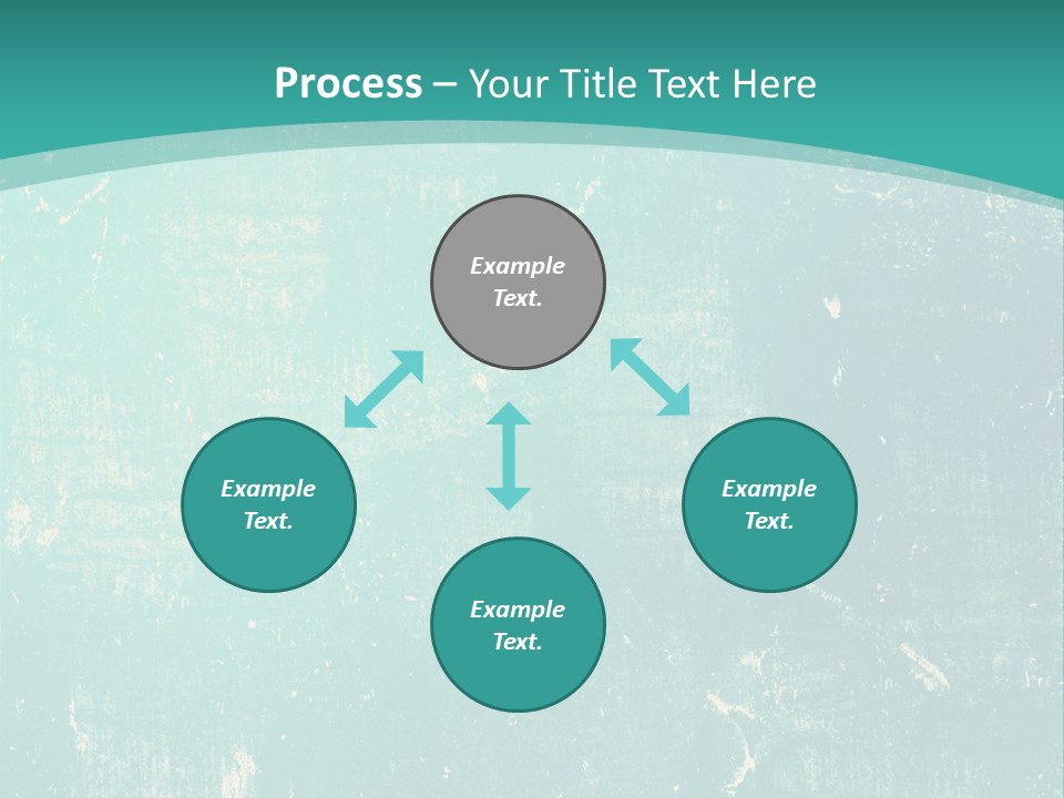 A Blue And Green Background With A Grungy Texture PowerPoint Template