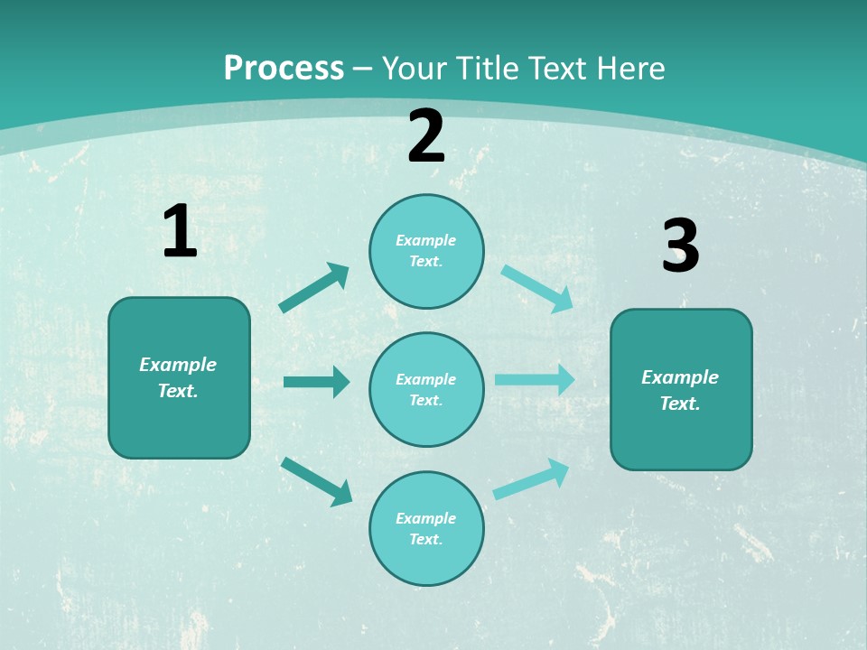 A Blue And Green Background With A Grungy Texture PowerPoint Template