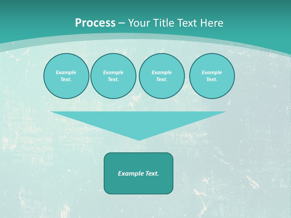 A Blue And Green Background With A Grungy Texture PowerPoint Template