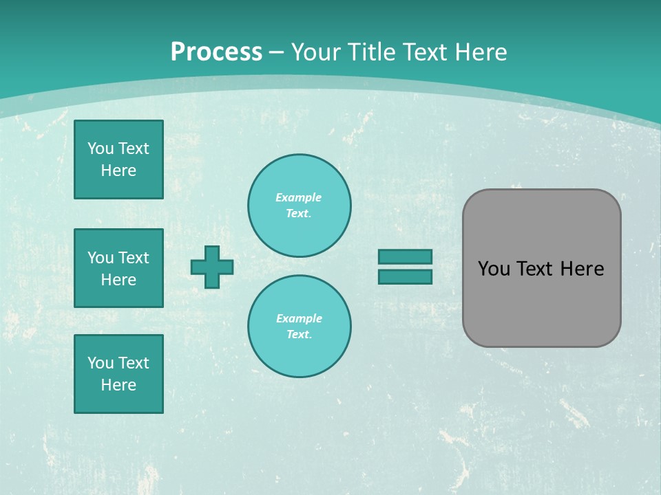 A Blue And Green Background With A Grungy Texture PowerPoint Template