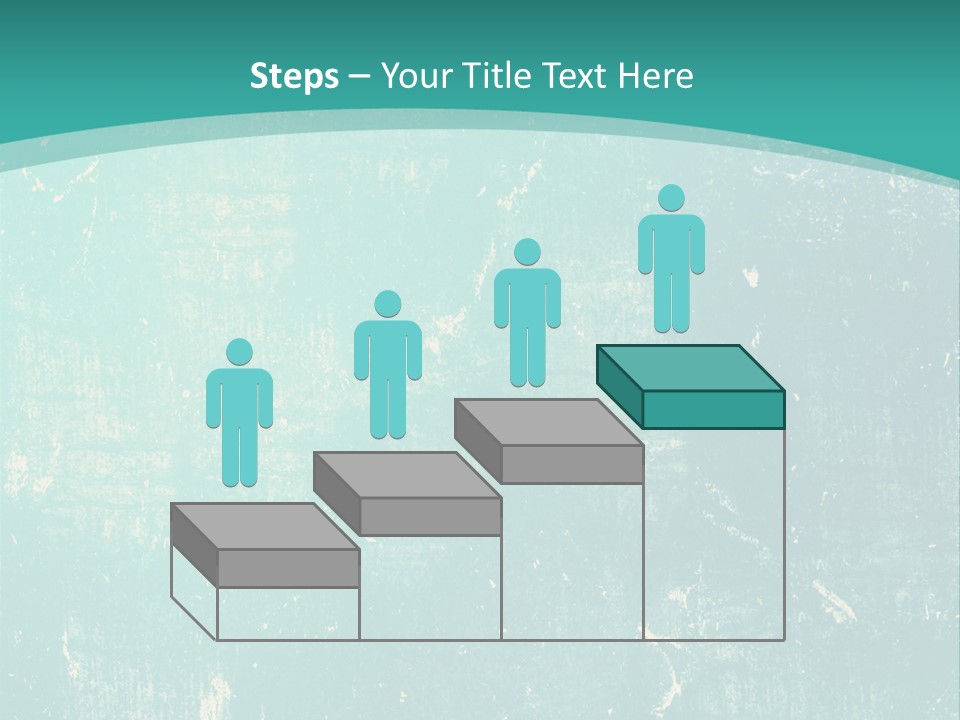 A Blue And Green Background With A Grungy Texture PowerPoint Template