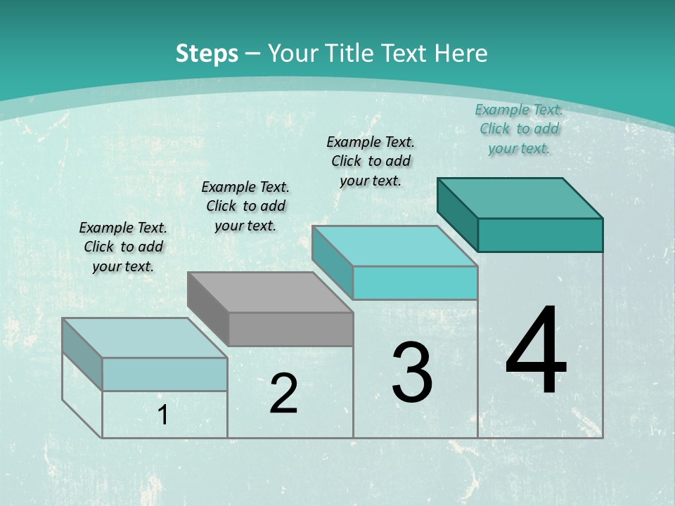 A Blue And Green Background With A Grungy Texture PowerPoint Template