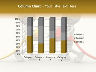 Two People With A Red And Yellow Hose Connected To Each Other PowerPoint Template