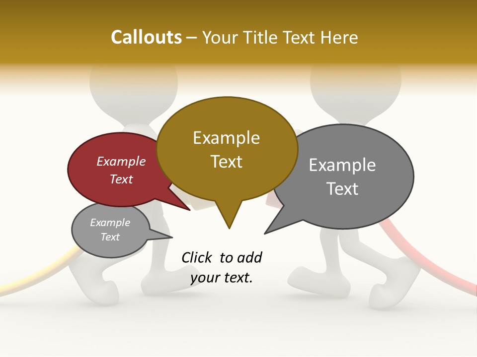 Two People With A Red And Yellow Hose Connected To Each Other PowerPoint Template