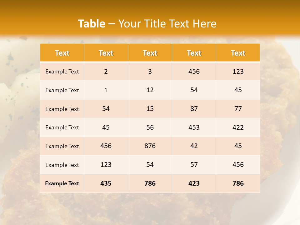 A Plate Of Food With Potatoes And A Lemon On It PowerPoint Template