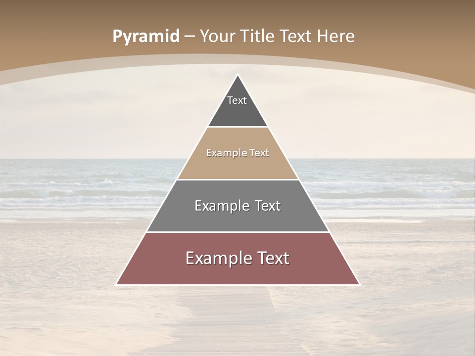 A Person Standing On A Wooden Walkway Near The Ocean PowerPoint Template