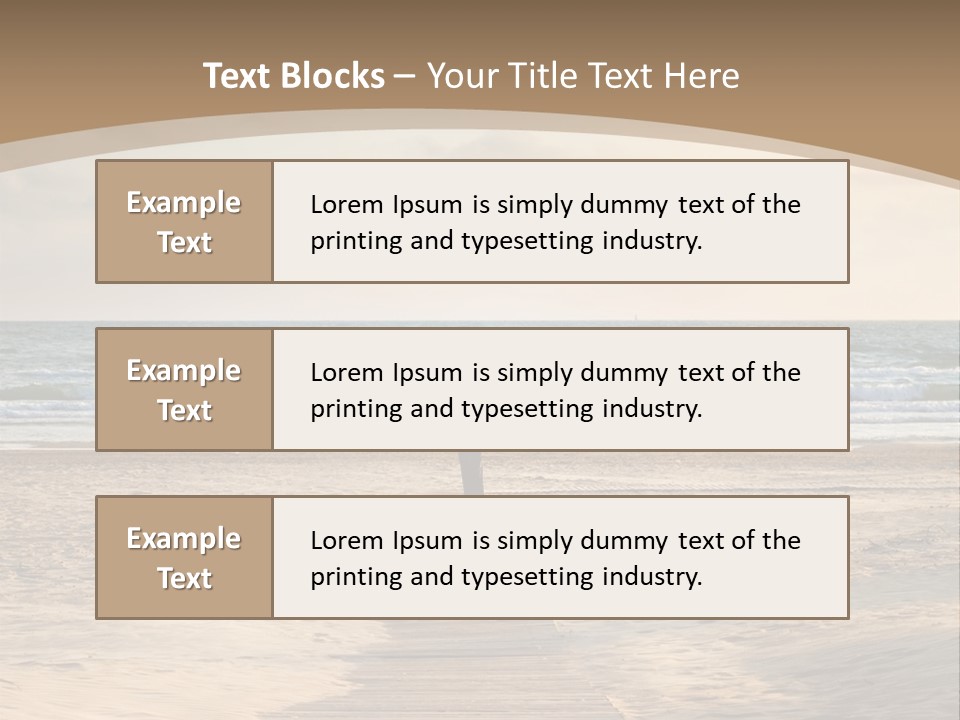 A Person Standing On A Wooden Walkway Near The Ocean PowerPoint Template
