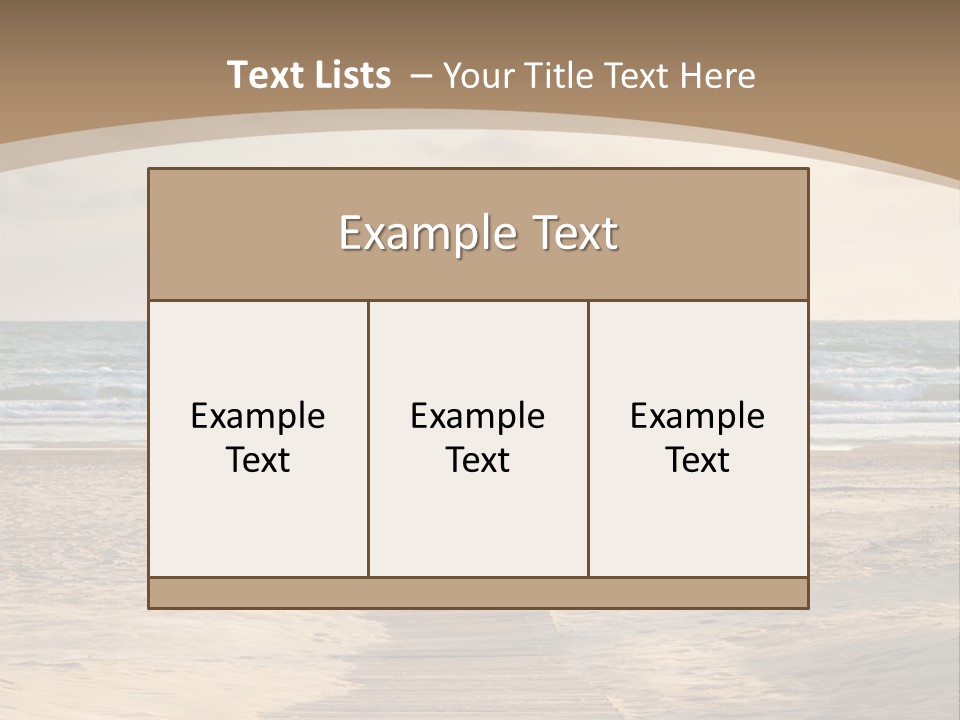 A Person Standing On A Wooden Walkway Near The Ocean PowerPoint Template
