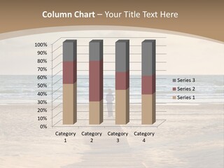 A Person Standing On A Wooden Walkway Near The Ocean PowerPoint Template