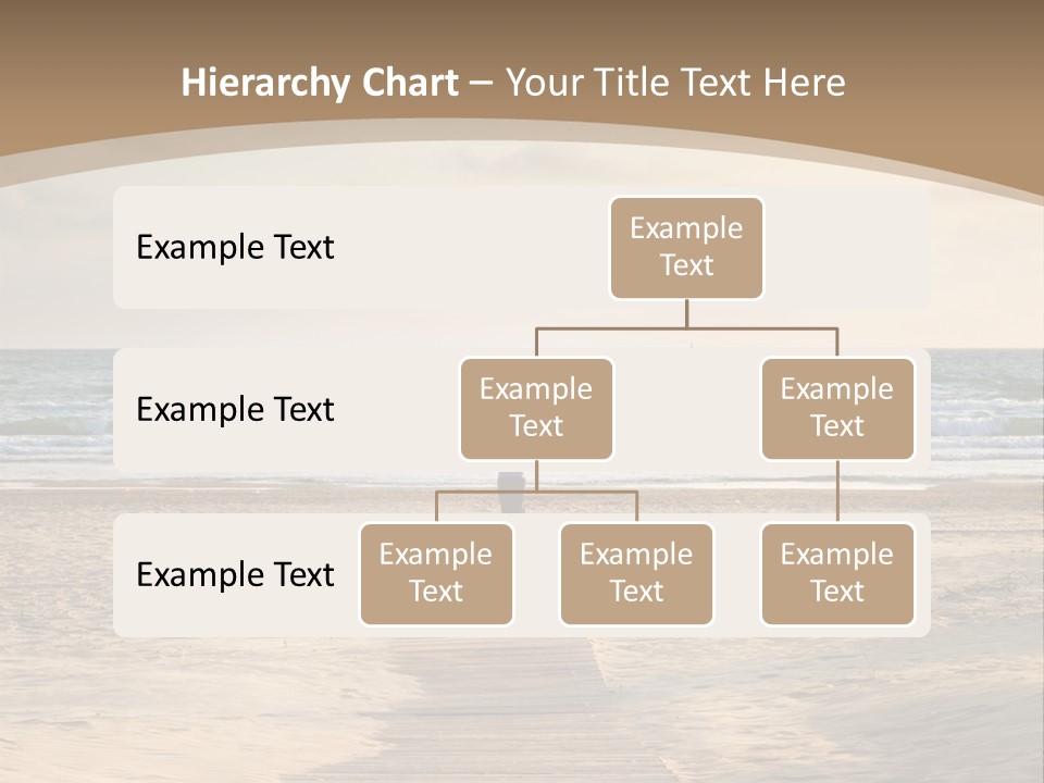 A Person Standing On A Wooden Walkway Near The Ocean PowerPoint Template