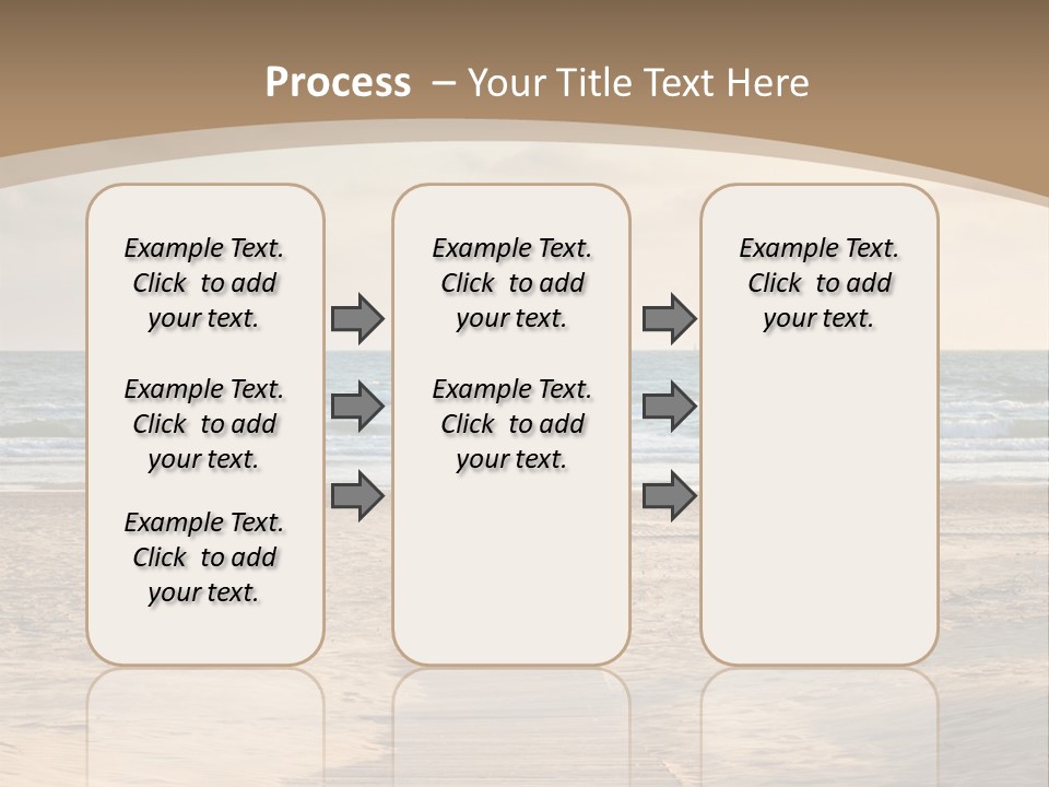 A Person Standing On A Wooden Walkway Near The Ocean PowerPoint Template