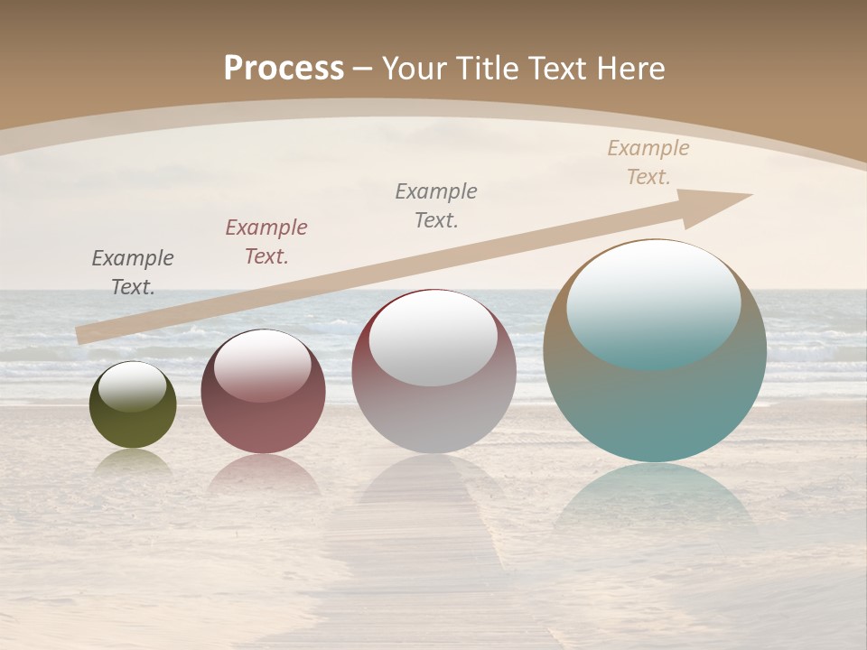 A Person Standing On A Wooden Walkway Near The Ocean PowerPoint Template