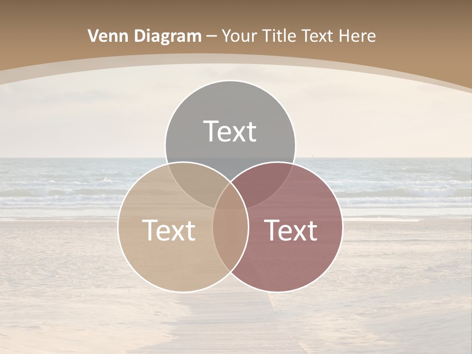 A Person Standing On A Wooden Walkway Near The Ocean PowerPoint Template