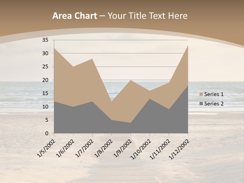 A Person Standing On A Wooden Walkway Near The Ocean PowerPoint Template