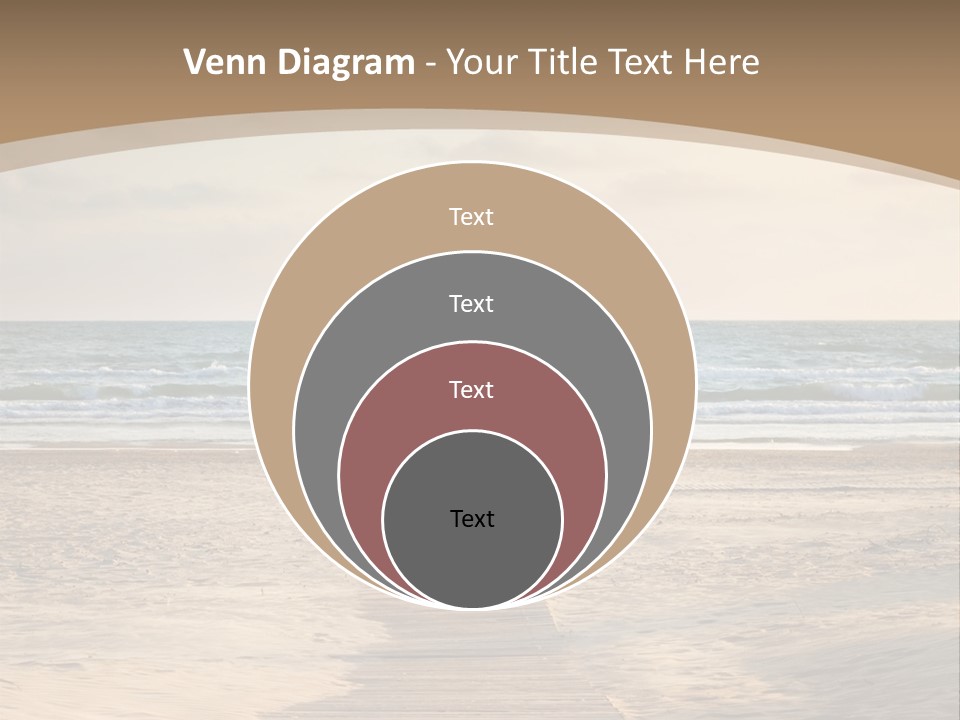 A Person Standing On A Wooden Walkway Near The Ocean PowerPoint Template