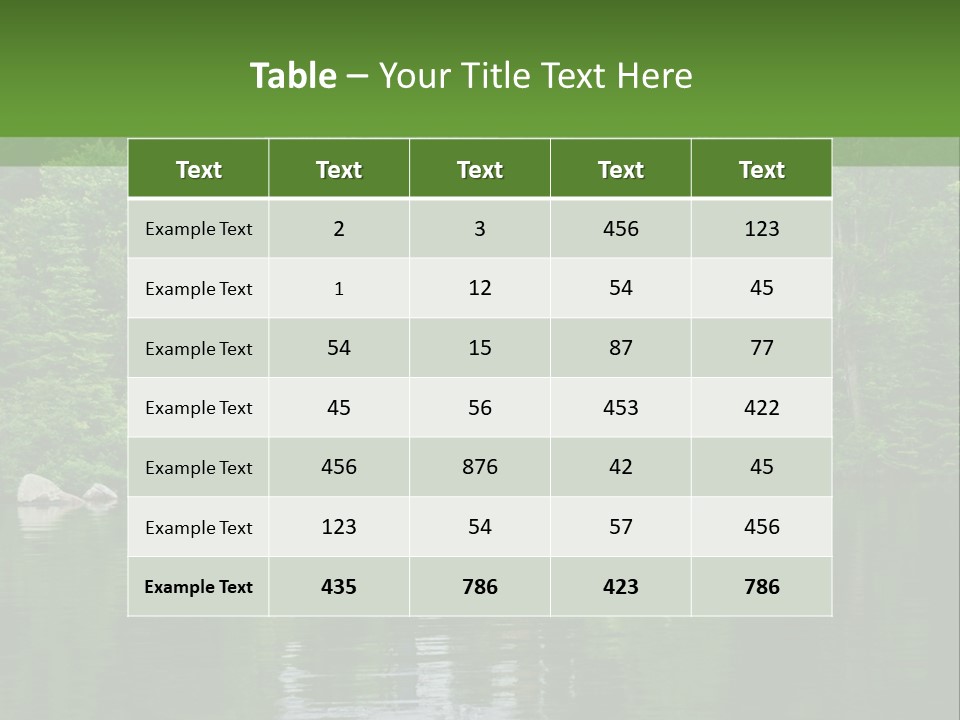 A Boat Is In The Water Near A House PowerPoint Template