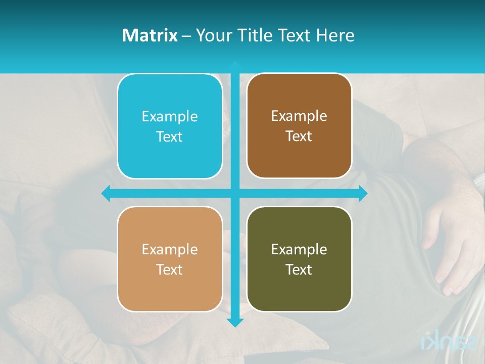 A Man Laying On A Couch Holding A Remote Control PowerPoint Template