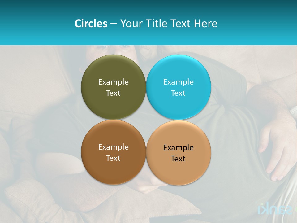 A Man Laying On A Couch Holding A Remote Control PowerPoint Template