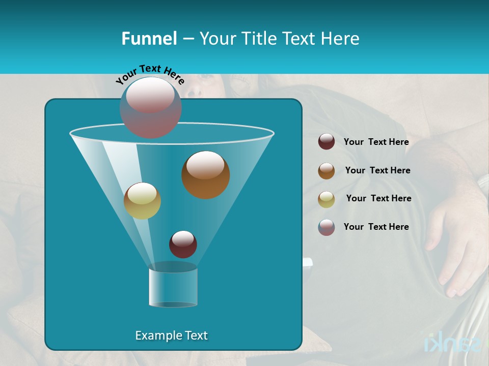 A Man Laying On A Couch Holding A Remote Control PowerPoint Template