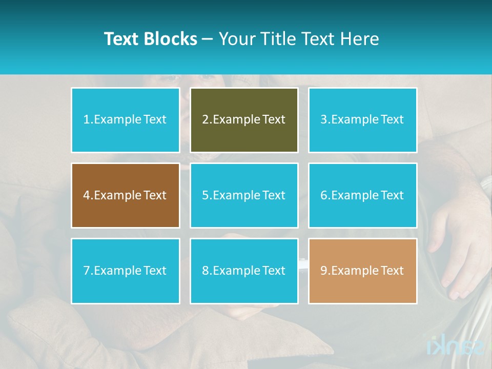 A Man Laying On A Couch Holding A Remote Control PowerPoint Template