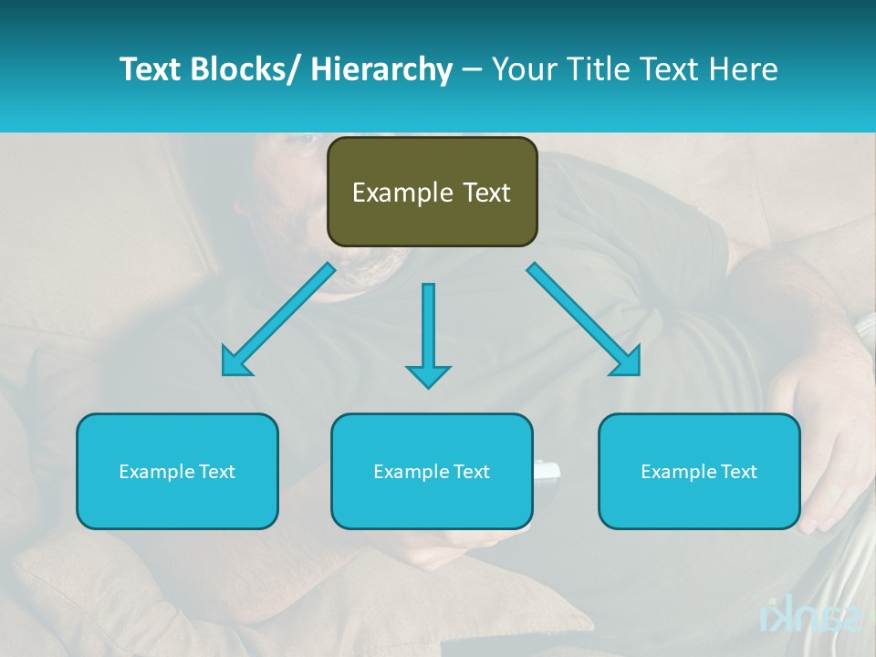 A Man Laying On A Couch Holding A Remote Control PowerPoint Template