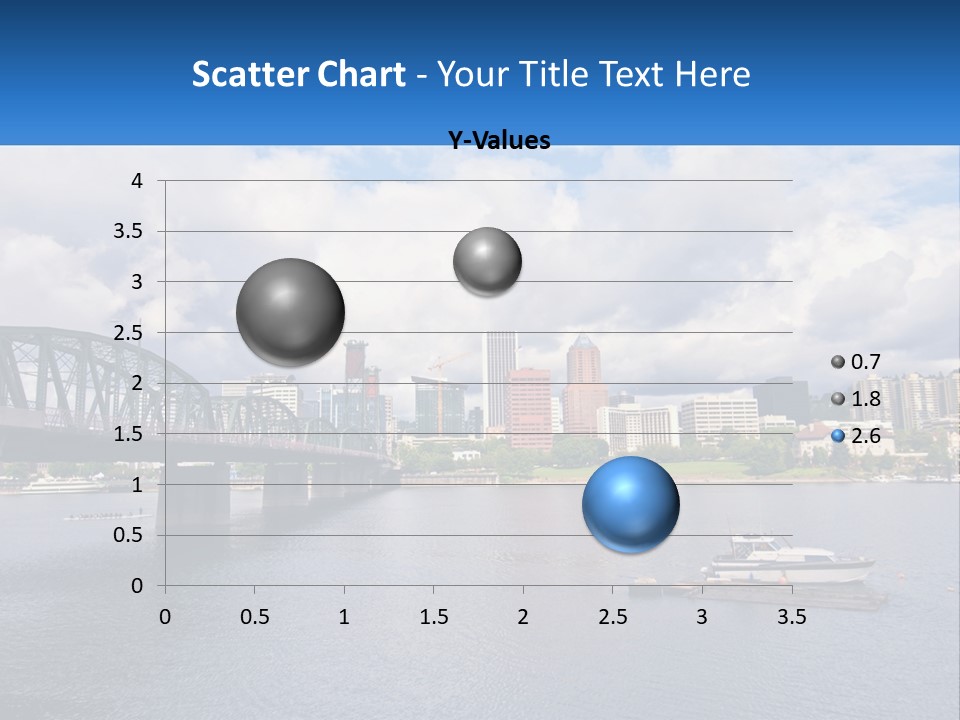 A Bridge Over A River With A Boat In The Water PowerPoint Template