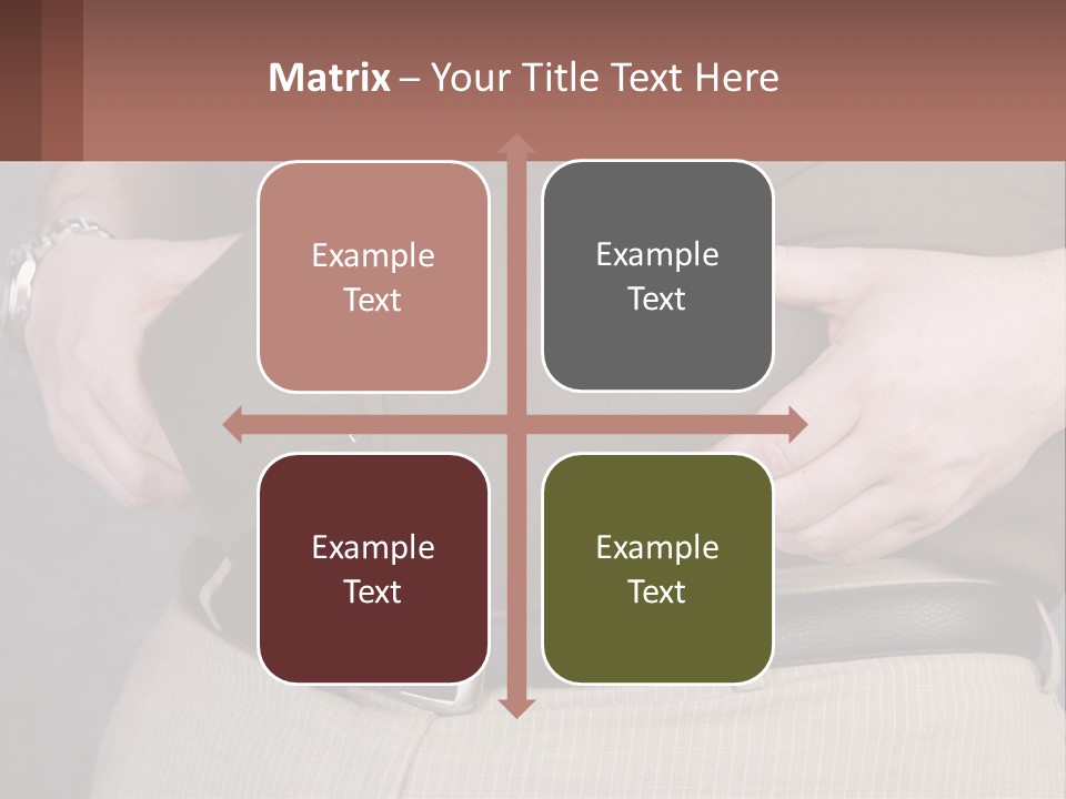 A Man Is Holding His Belly With His Hands PowerPoint Template