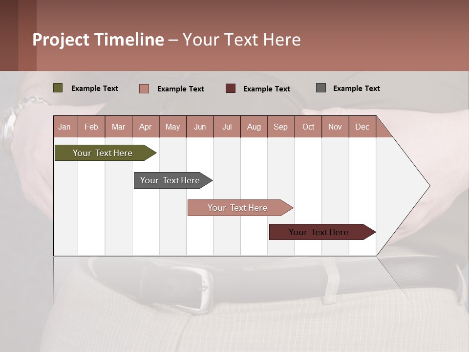 A Man Is Holding His Belly With His Hands PowerPoint Template