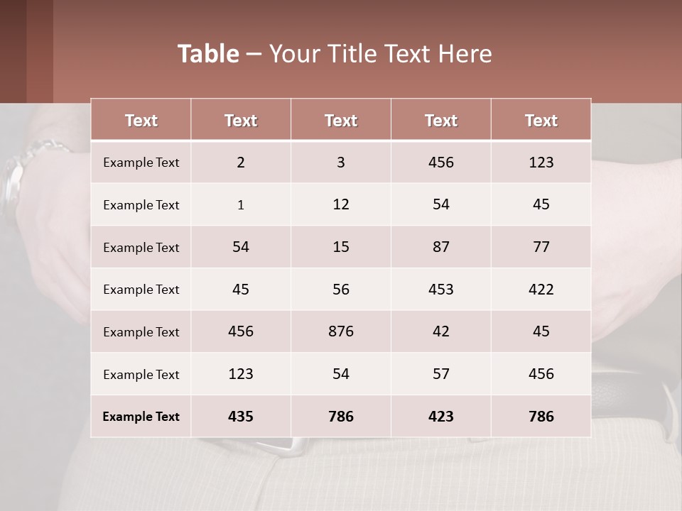 A Man Is Holding His Belly With His Hands PowerPoint Template