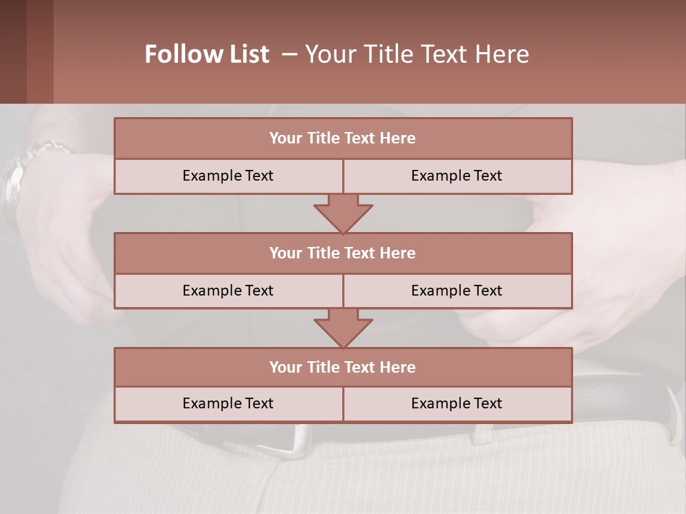 A Man Is Holding His Belly With His Hands PowerPoint Template