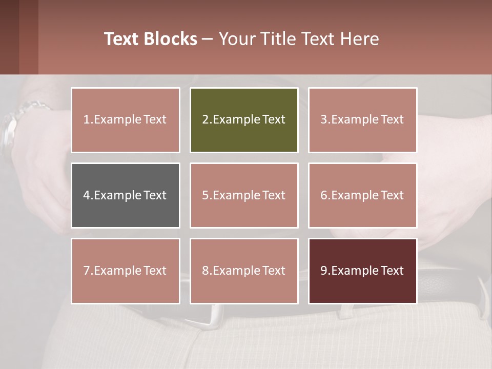 A Man Is Holding His Belly With His Hands PowerPoint Template