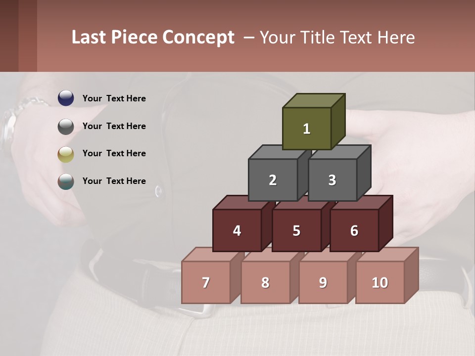 A Man Is Holding His Belly With His Hands PowerPoint Template