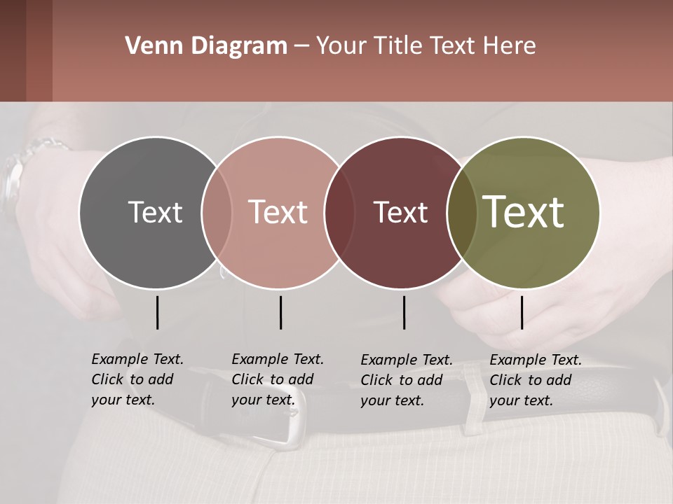 A Man Is Holding His Belly With His Hands PowerPoint Template