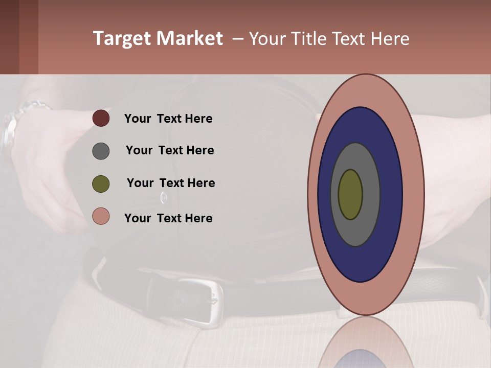 A Man Is Holding His Belly With His Hands PowerPoint Template