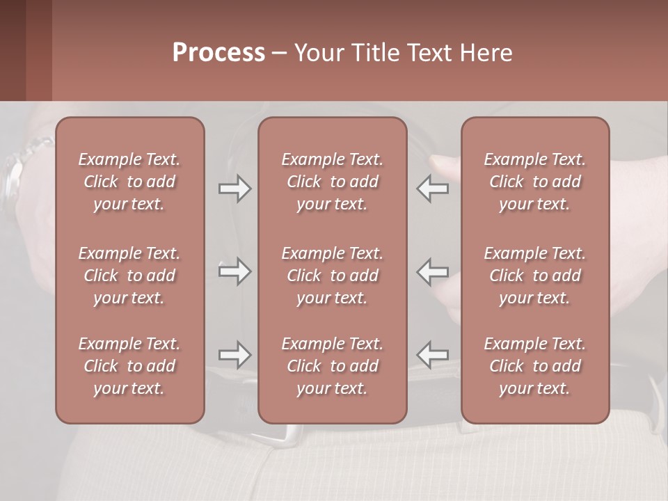 A Man Is Holding His Belly With His Hands PowerPoint Template