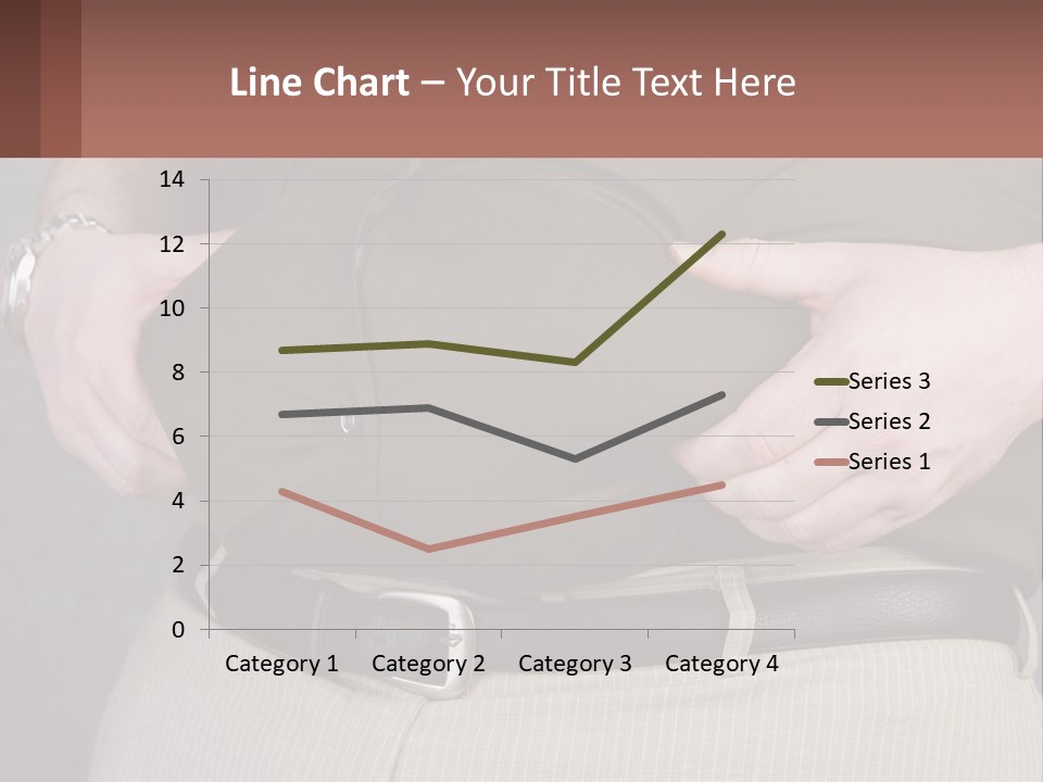 A Man Is Holding His Belly With His Hands PowerPoint Template