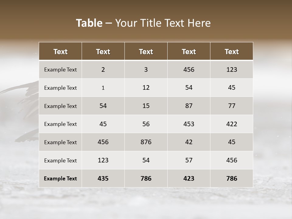 A Goose Is Running Through The Water With It's Beak In It's PowerPoint Template