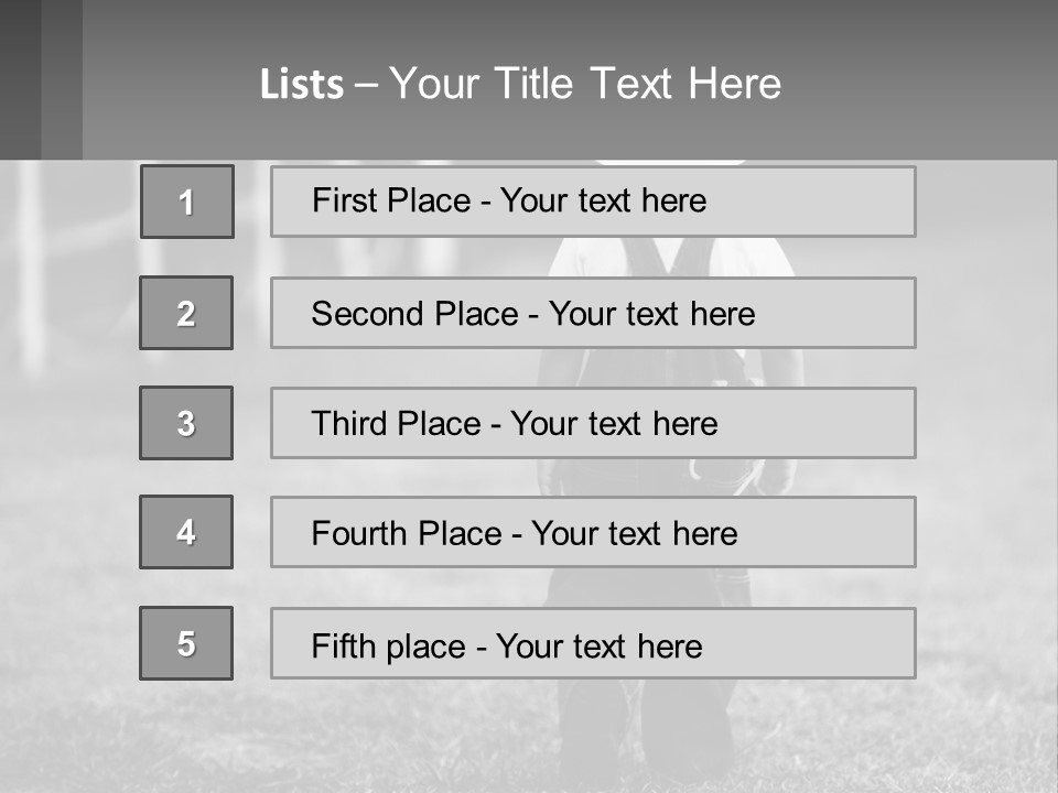 A Little Boy Wearing A Cowboy Hat And Overalls PowerPoint Template