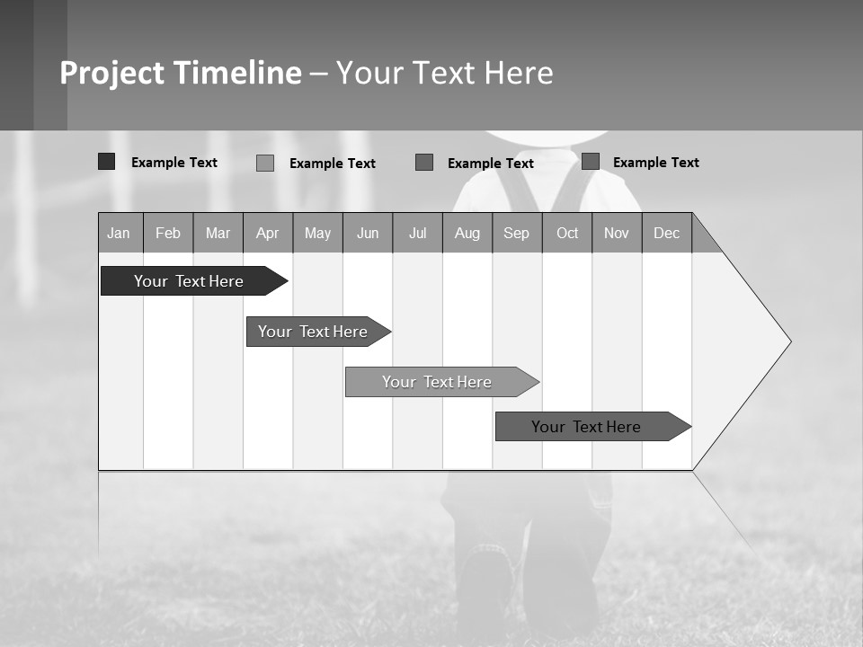 A Little Boy Wearing A Cowboy Hat And Overalls PowerPoint Template