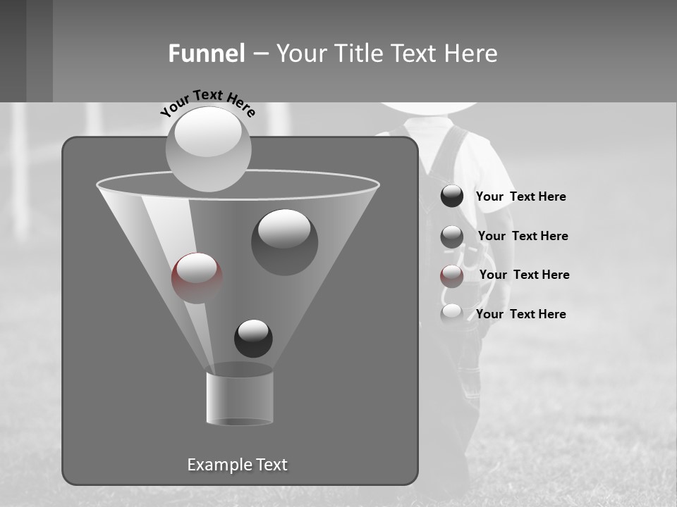 A Little Boy Wearing A Cowboy Hat And Overalls PowerPoint Template