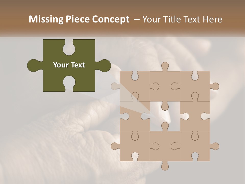 Two Hands Holding Each Other Over A Black Background PowerPoint Template