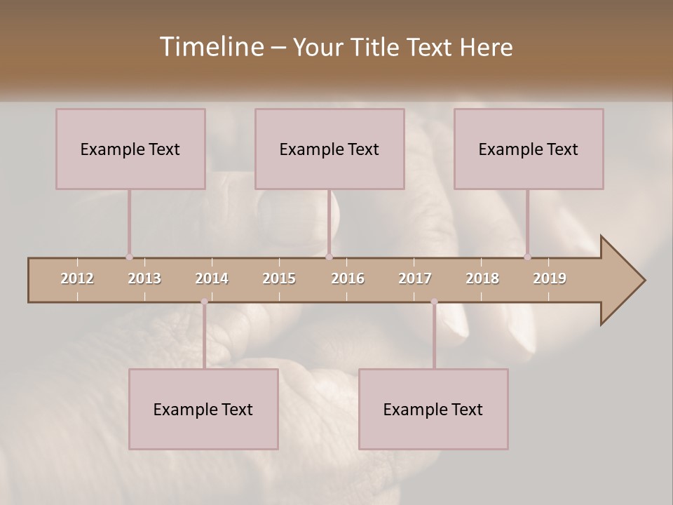 Two Hands Holding Each Other Over A Black Background PowerPoint Template