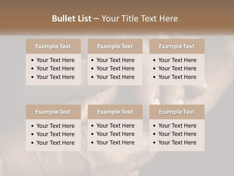 Two Hands Holding Each Other Over A Black Background PowerPoint Template